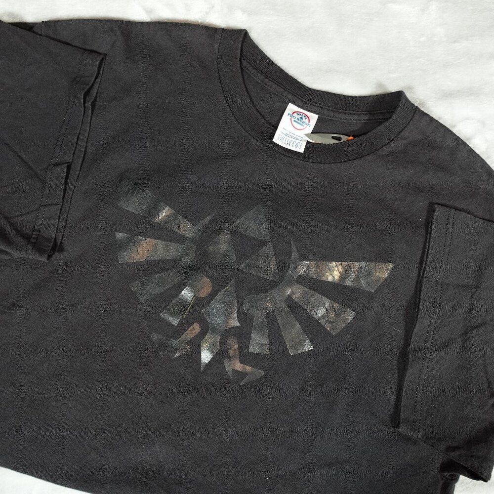Legend Of Zelda Twilight Princess T Shirt Mens XL Slim Fit Gaming Black Y2K